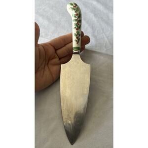Vintage Spode Holly Pattern Pie or Cake Server 9 3/4" Long Holly Pattern